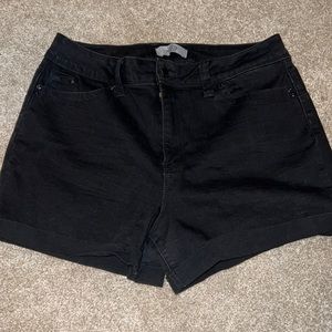 Black shorts size 11